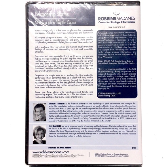 Inner Strength Series Lessons in Mastery - Relationship Storms DVD - Picture 2 of 2